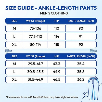 Men's Striped Linen Blend Casual Pants