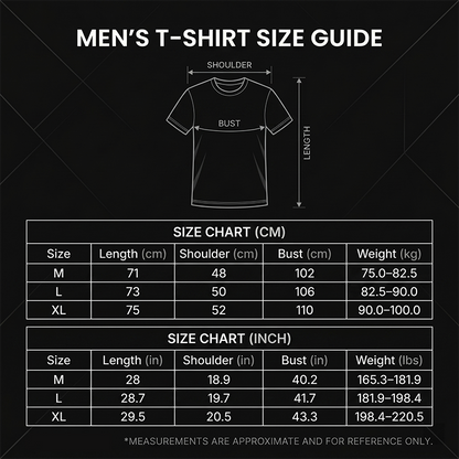 Men's Classic Crew Neck T-Shirt – Easy Care, Holds Shape