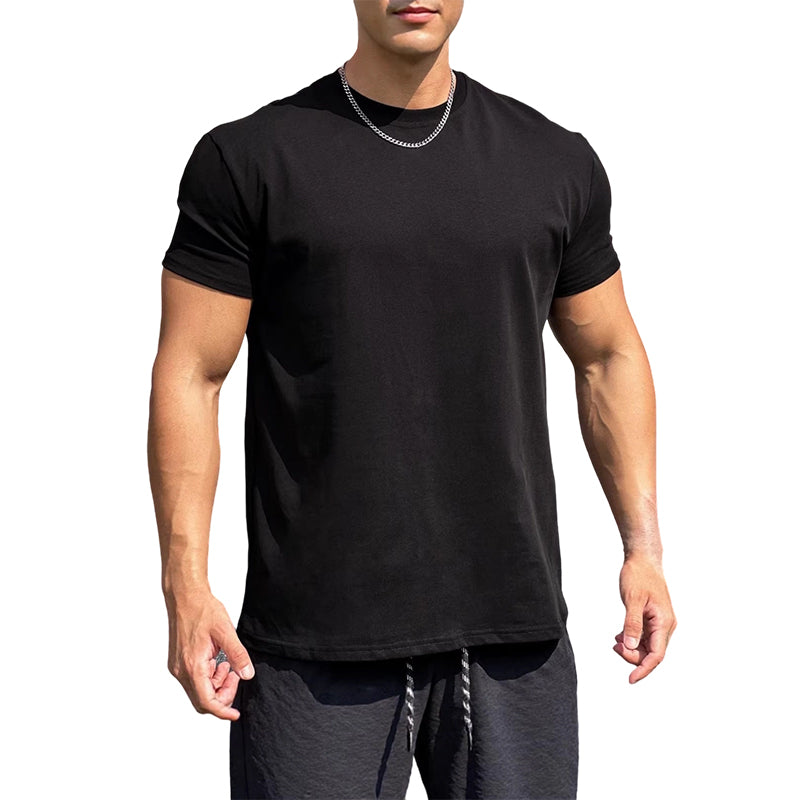 Men's Classic Crew Neck T-Shirt – Easy Care, Holds Shape
