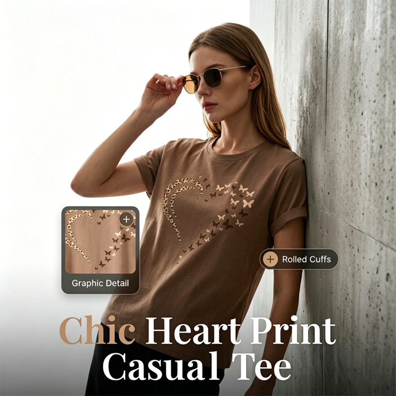 📢📢50% OFF !! ⏰Women's Casual Print Short Sleeve Top