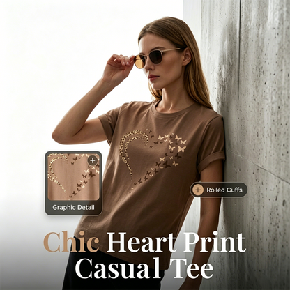 📢📢50% OFF !! ⏰Women's Casual Print Short Sleeve Top