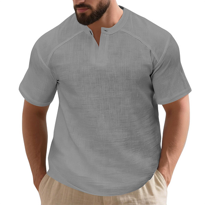 Men's Casual Solid Color Short Sleeve T-Shirt