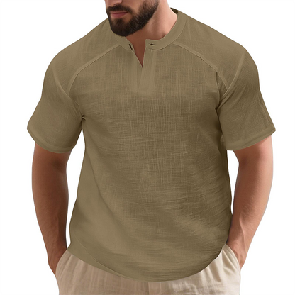 Men's Casual Solid Color Short Sleeve T-Shirt