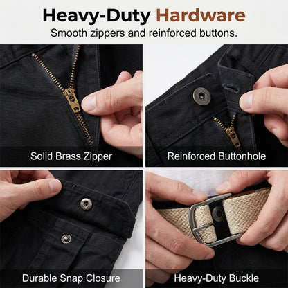 Men's Knee-Length Tactical Work Shorts