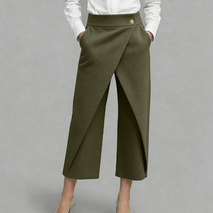 ⏳Limited-time 50% off⏰Women's Patchwork Cropped Casual Trousers👖