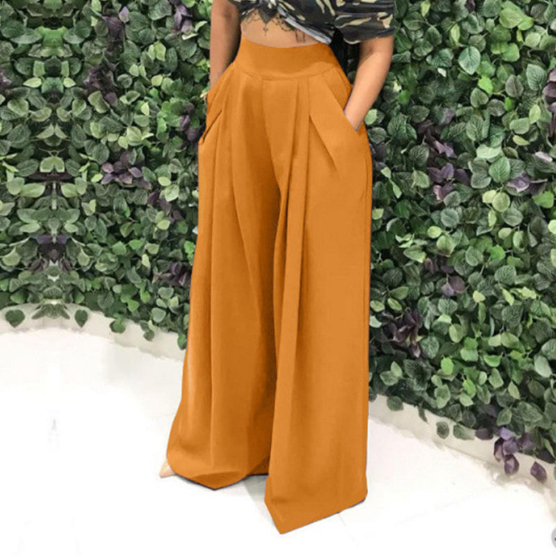 Women's Elegant High-Waist Pants