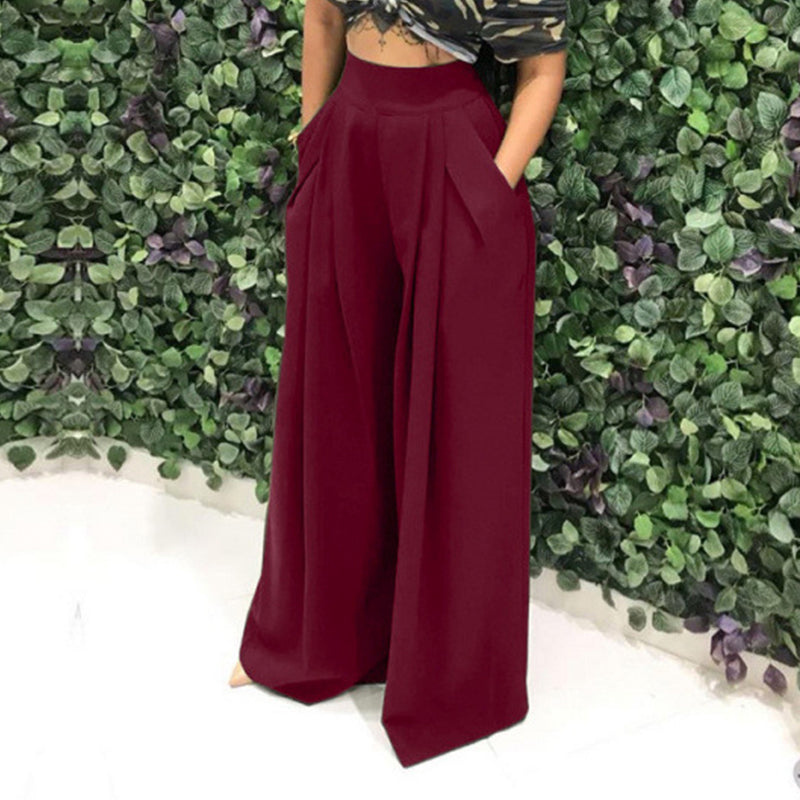 Women's Elegant High-Waist Pants