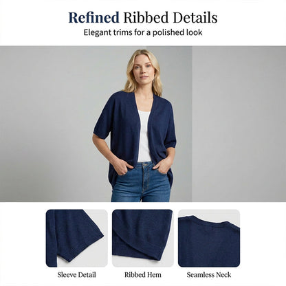 Women's Casual Short Sleeve Cardigan