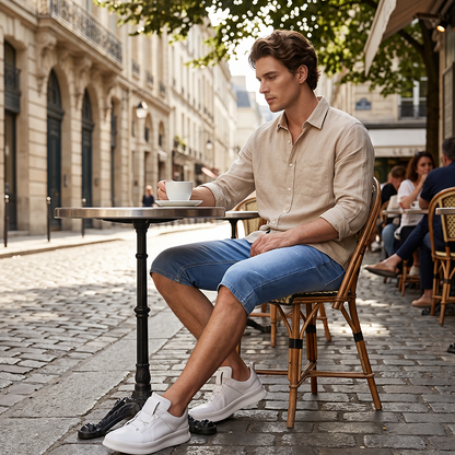 Men's Summer Lightweight Denim Shorts