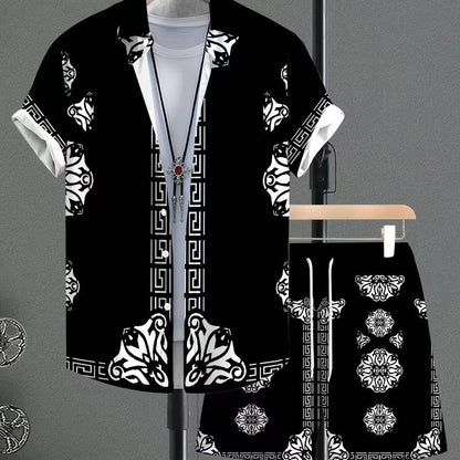 🌴Men's Hawaiian Shirt & Shorts 2-Piece Set👕