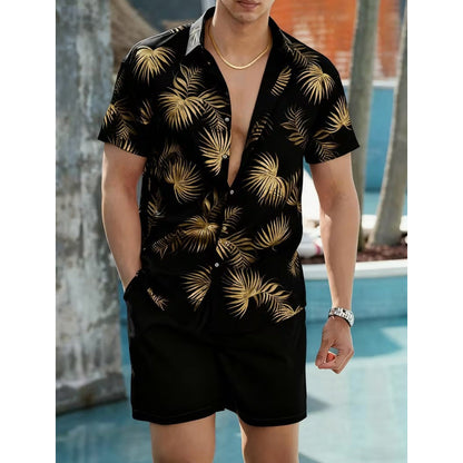 🌴Men's Hawaiian Shirt & Shorts 2-Piece Set👕