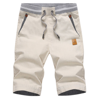 Men's Color-Blocking Drawstring Shorts