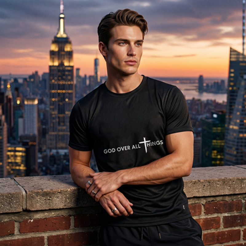 🌟 LIMITED-TIME 50% OFF! ✨ Faith Over All Inspirational T-Shirt – Soft, Unisex, Positive Message Tee ✨