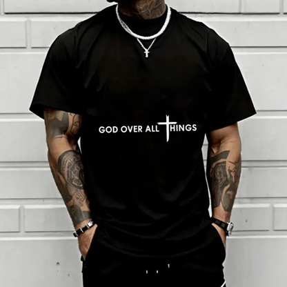 🌟 LIMITED-TIME 50% OFF! ✨ Faith Over All Inspirational T-Shirt – Soft, Unisex, Positive Message Tee ✨