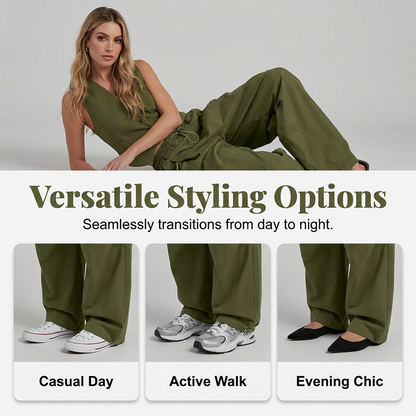 Voluminous Pleated Lantern Trousers