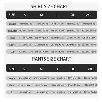 Men's Ribbed Texture Shirt & Pants Set
