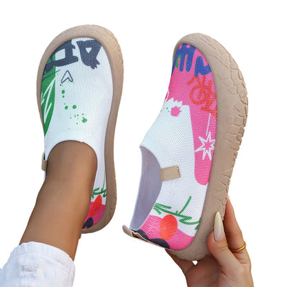 👟 LIMITED-TIME 50% OFF! ⚡ Lightweight Fashion Walking Shoes for Women – Breathable Knit, Flexible Sole, Slip-On Comfort ✨