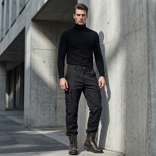 ✨ Men's Classic Cargo Pants – Durable, Multi-Pocket, Straight-Leg 🏔️