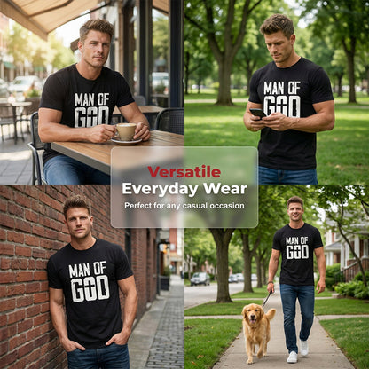 ✝️ LIMITED-TIME 50% OFF! ✨ Men's Faith Statement T-Shirt – Inspirational, Comfortable, Versatile 🙏