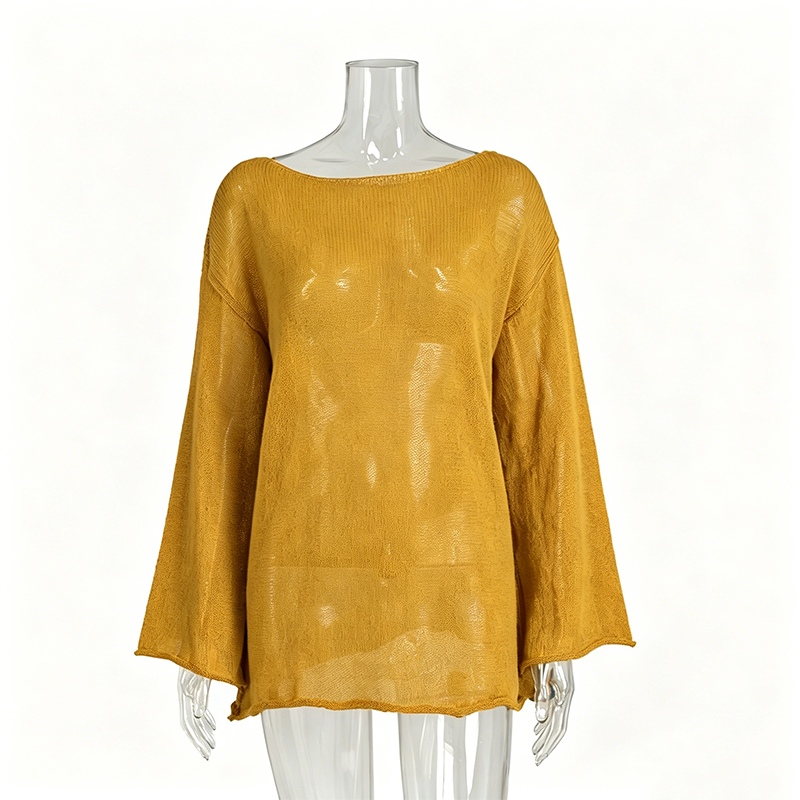 🌞 LIMITED-TIME 50% OFF! ✨ Women's Sheer Sun-Protective Top – Open-Knit, Flowy, Bohemian 🌿