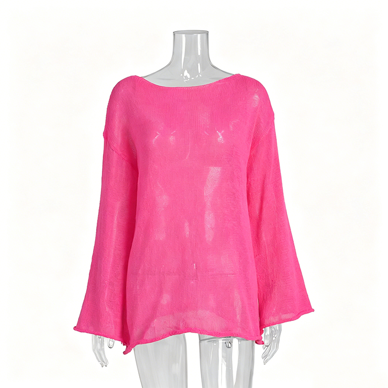 🌞 LIMITED-TIME 50% OFF! ✨ Women's Sheer Sun-Protective Top – Open-Knit, Flowy, Bohemian 🌿