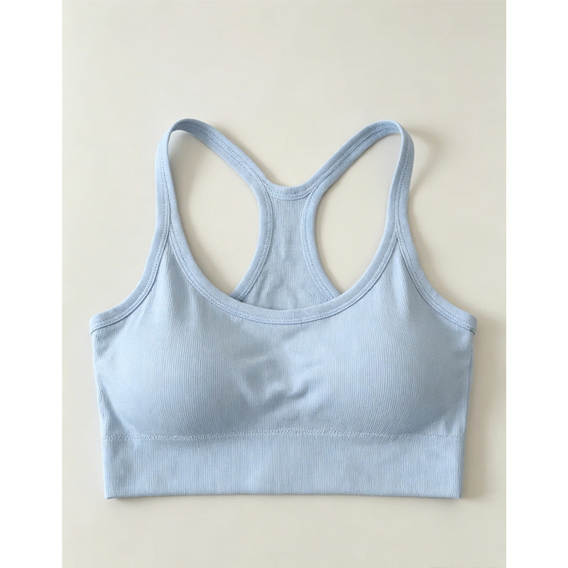 Ribbed Racerback Crop Tank Top