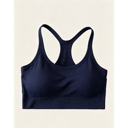 Ribbed Racerback Crop Tank Top