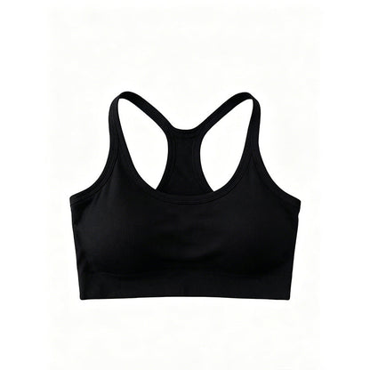 Ribbed Racerback Crop Tank Top
