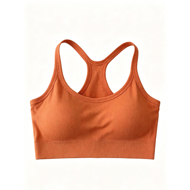 Ribbed Racerback Crop Tank Top