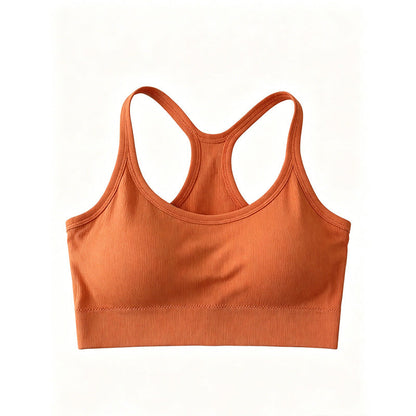 Ribbed Racerback Crop Tank Top