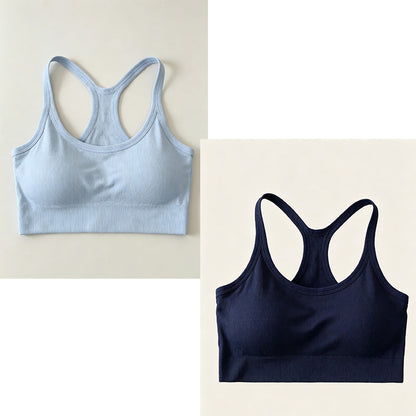 Ribbed Racerback Crop Tank Top