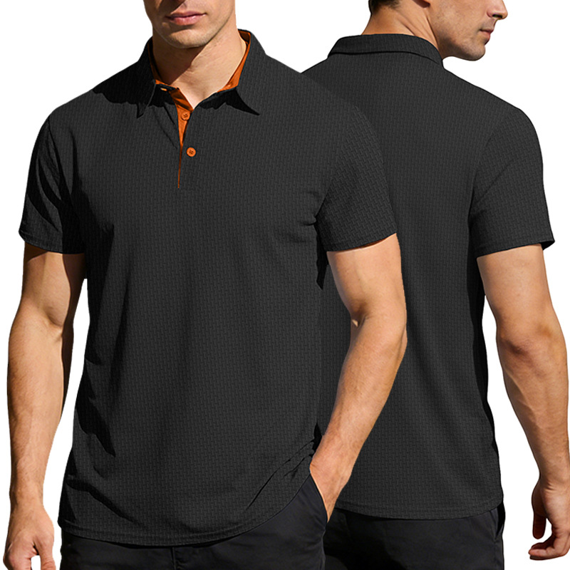 👔 LIMITED-TIME 50% OFF! ✨ Men’s Textured Collared Shirt – Breathable, Moisture-Wicking, Modern Accent 🌿