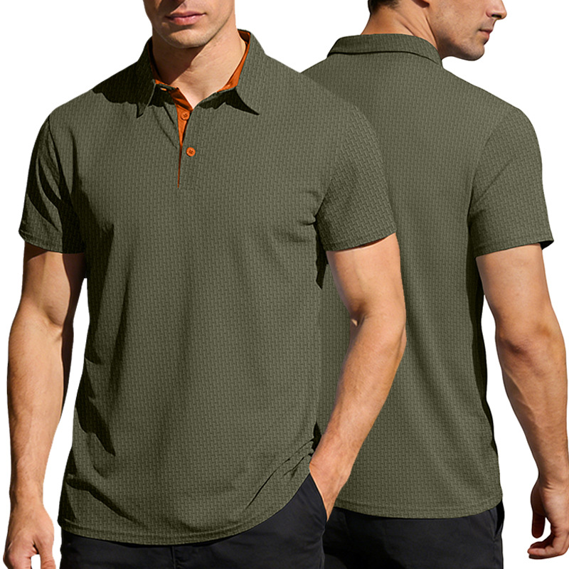 👔 LIMITED-TIME 50% OFF! ✨ Men’s Textured Collared Shirt – Breathable, Moisture-Wicking, Modern Accent 🌿