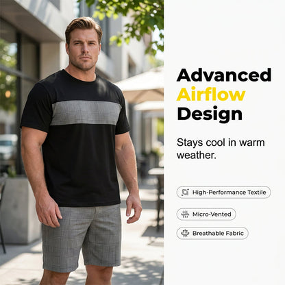✨ Summer Casual Outfit Set – Relaxed Fit, Advanced Airflow, Urban Style 🌴