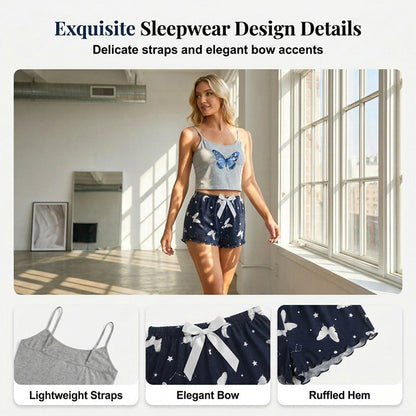 Women's Camisole Top and Shorts Pajama Set