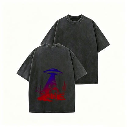 👕 LIMITED-TIME 50% OFF! ✨ Vintage UFO Cowboy Graphic Tee – Retro, Unique, Soft Cotton 🛸