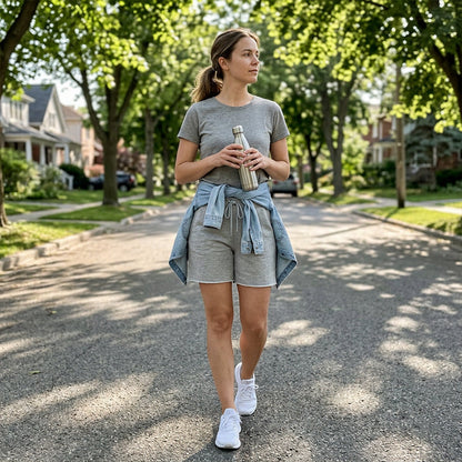 Comfortable Athletic Shorts with Drawstring Waist
