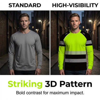 📢📢50% OFF !! ⏰Men's Printed Round-neck Long-sleeve Shirt