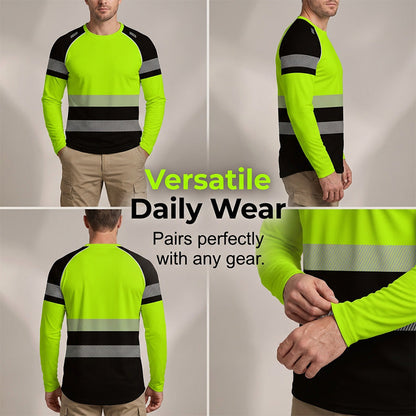 📢📢50% OFF !! ⏰Men's Printed Round-neck Long-sleeve Shirt