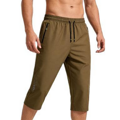 Men's Quick-Dry 3/4 Capri Jogger Pants