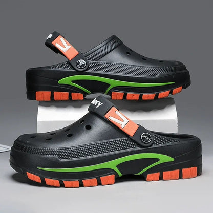 👣 LIMITED-TIME 50% OFF! ✨ Men's Breathable Slip-On Sandals – 2-in-1, Lightweight, Non-Slip 🌊