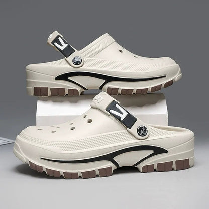 👣 LIMITED-TIME 50% OFF! ✨ Men's Breathable Slip-On Sandals – 2-in-1, Lightweight, Non-Slip 🌊