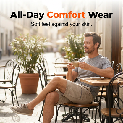 Men's Stylish Workwear Zip-Up Shorts