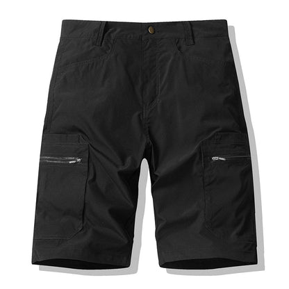 Men's Stylish Workwear Zip-Up Shorts