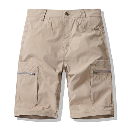 Men's Stylish Workwear Zip-Up Shorts