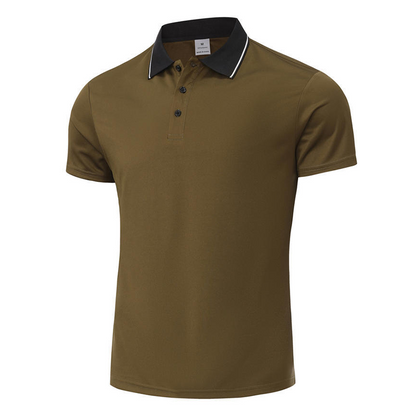 Men's Slim Fit Casual Collared T-Shirt