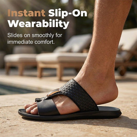 Men's Casual Flat Sole Slide Sandals