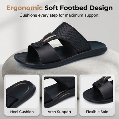 Men's Casual Flat Sole Slide Sandals
