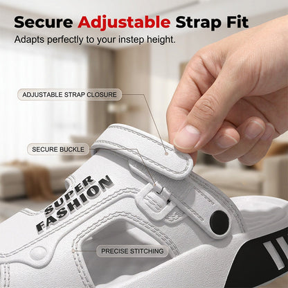🚗 LIMITED-TIME 50% OFF! ✨ Men's Anti-Slip Driving Sandals – Cushioned, Adjustable, Quick-Dry ☀️