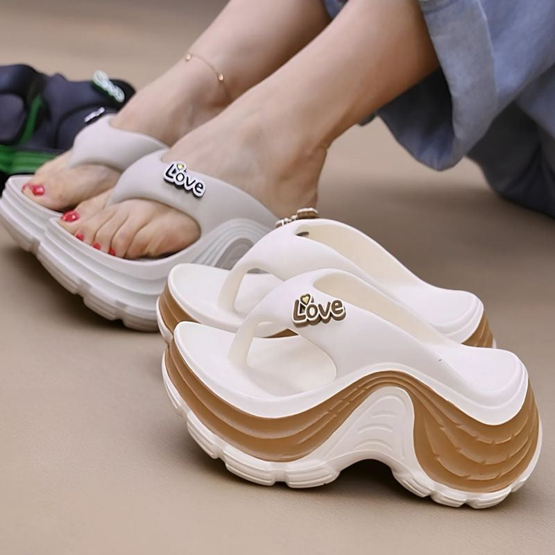Women's Platform Thong Sandals